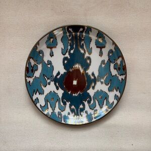 Aerin x Williams Sonoma Ikat Individual dessert Dish Colorful Decorative Plate